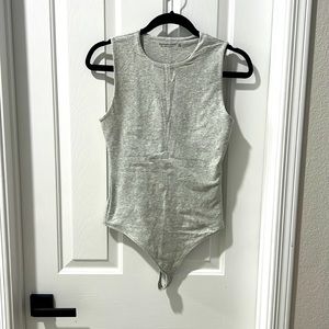Abercrombie & Fitch Grey Bodysuit size M NWT